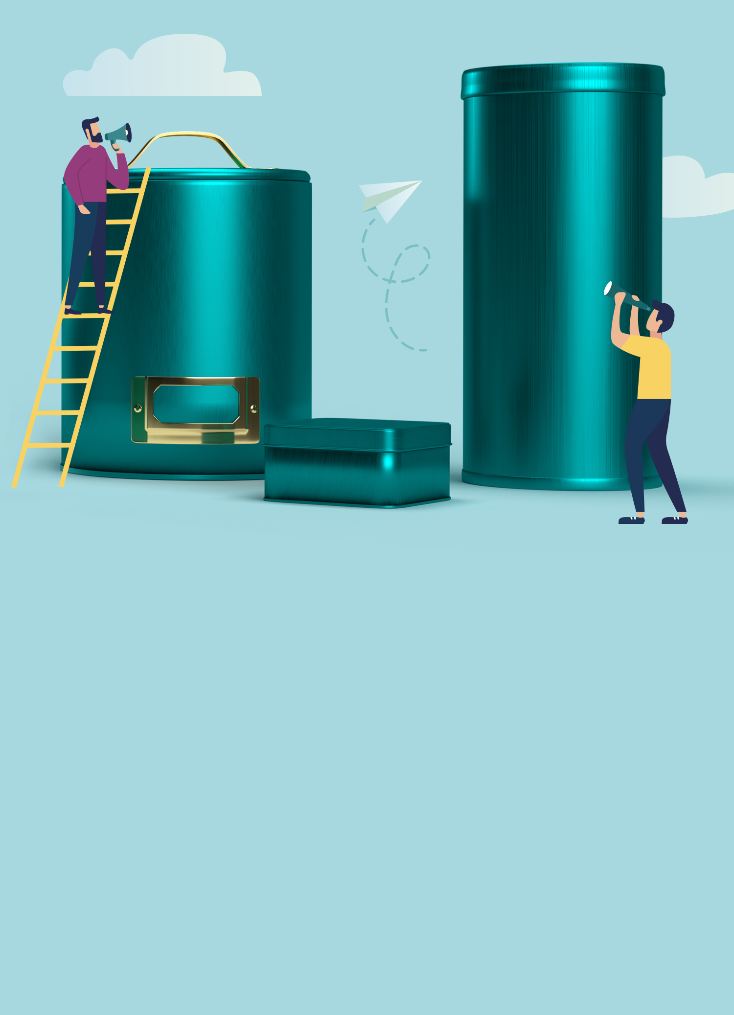 Boîte personnalisable en métal