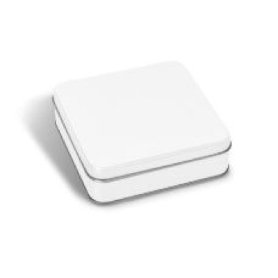 Boîte carrée blanche